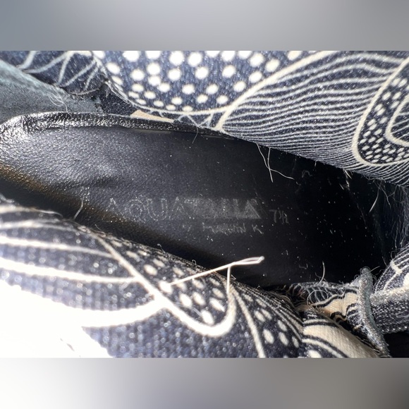 Aquatalia by Marvin K, Black Quilted Suede Mid-Calf 
Boot, Size 7.5 - Picture 9 of 16